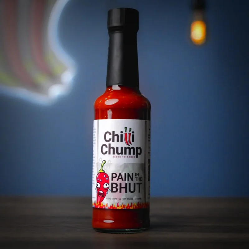 chillichump hot sauce pain in the bhut