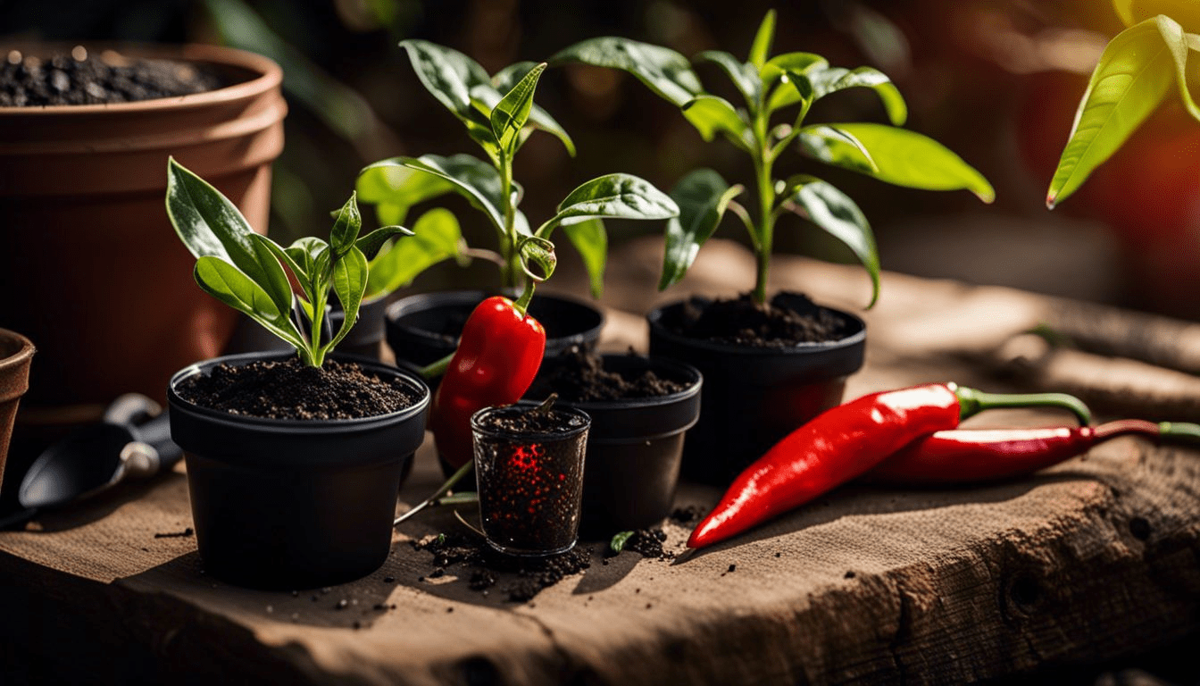 pepper seedlings