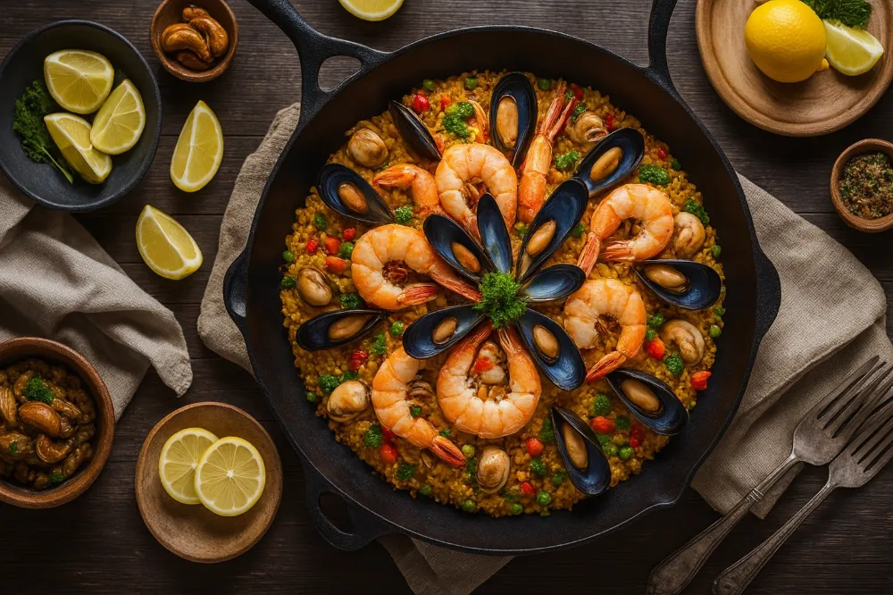 Spicy Seafood Paella Recipe For The Perfect Spanish Feast 4 Proc
