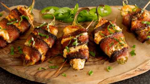 Bacon Jalapeno Poppers - platter