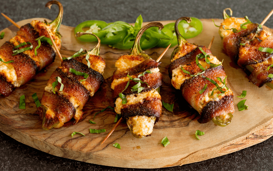 Bacon Cherry Jam Jalapeño Poppers – Coconut & Lime