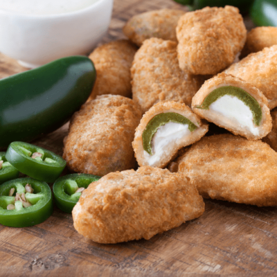 Cream cheese jalapeno poppers