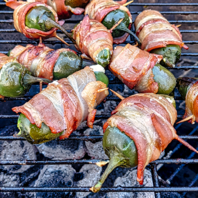 Jalapeno Poppers with Bacon - on the braai