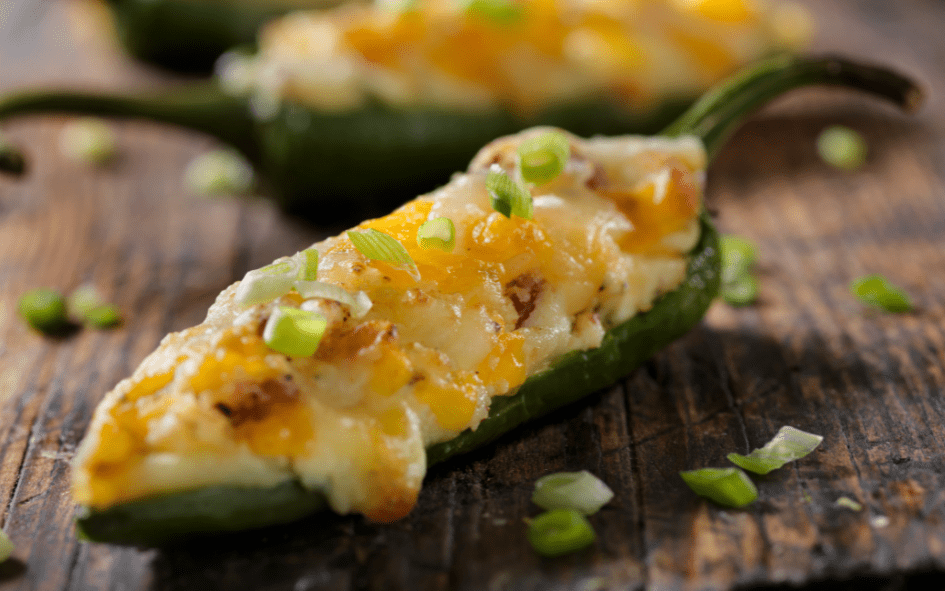 Stuffed Jalapeño Poppers - Cheesy Bacon and Ranch