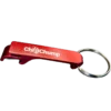 red keyring and bottleopener, chillichump branded