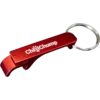 red keyring and bottleopener, chillichump branded