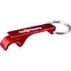 red keyring and bottleopener, chillichump branded