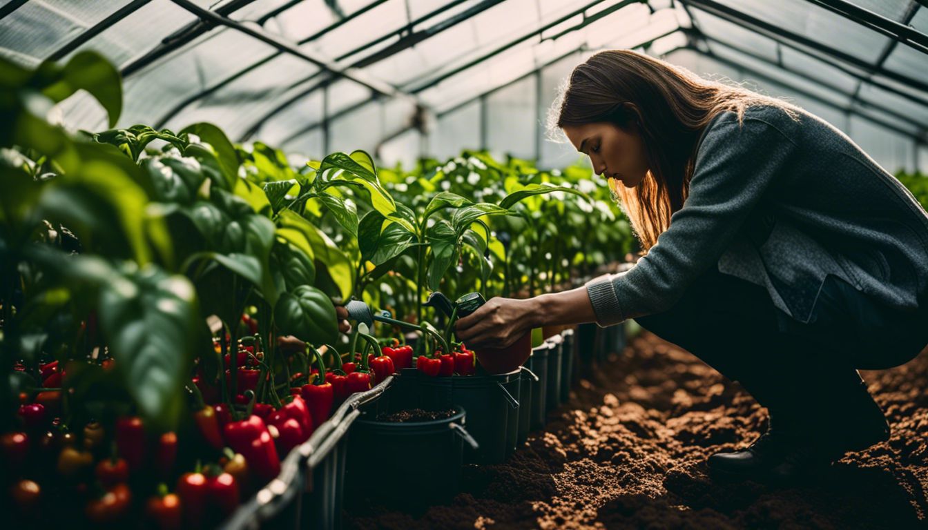 Transplanting Pepper Seedlings - watering