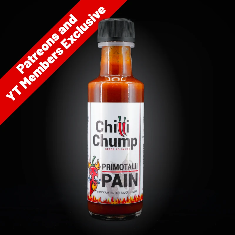 Primotalii Pain Hot Sauce Auction - Bottle 3 (Excl. Patreon & YT Members)